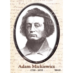 Plansza dydaktyczna Adam Mickiewicz